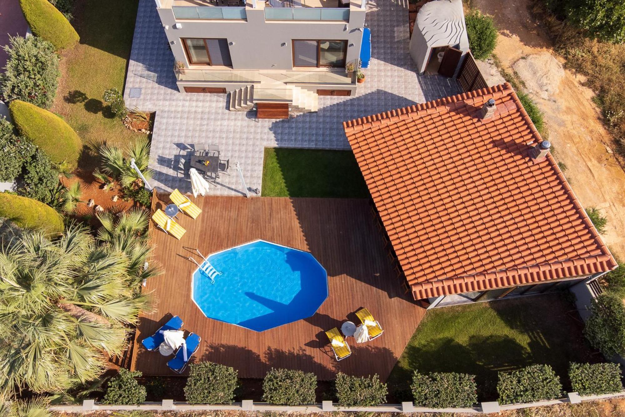 A Cozy Eco Villa By The Sea Goúvai Ngoại thất bức ảnh